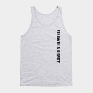 Strength and dignity Tank Top